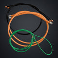 Full set of cables: Black yoke, Orange power, Green timing