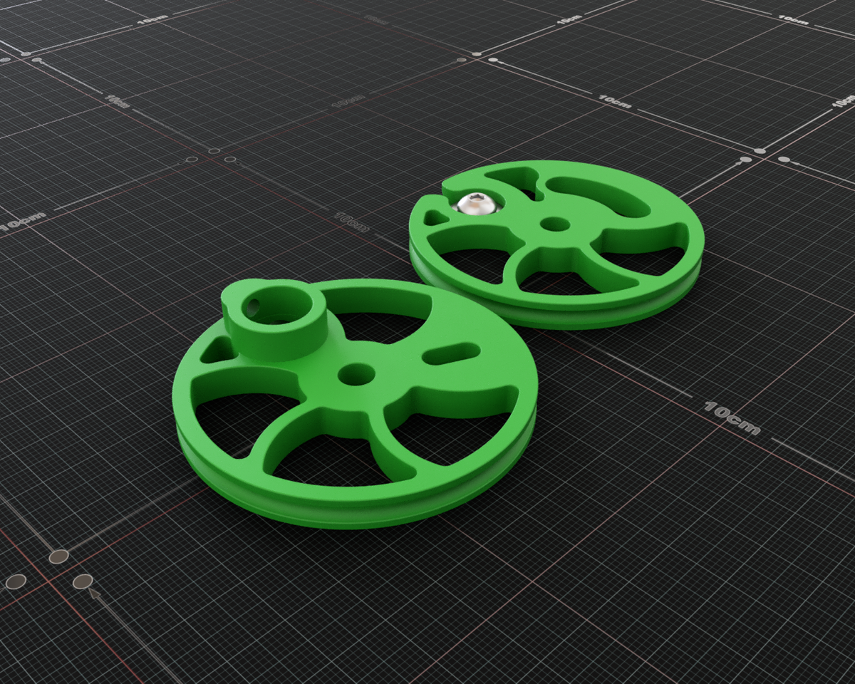 Aluminum Timing Wheel Set For Older Style Oneida Bows